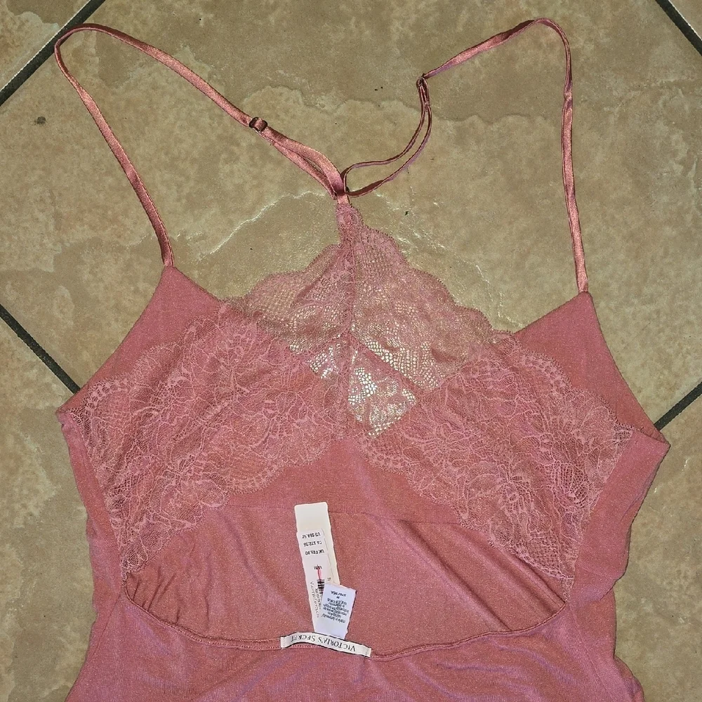 VICTORIA SECRET- Elegant Pink Slip Dress - Picture 3 of 3